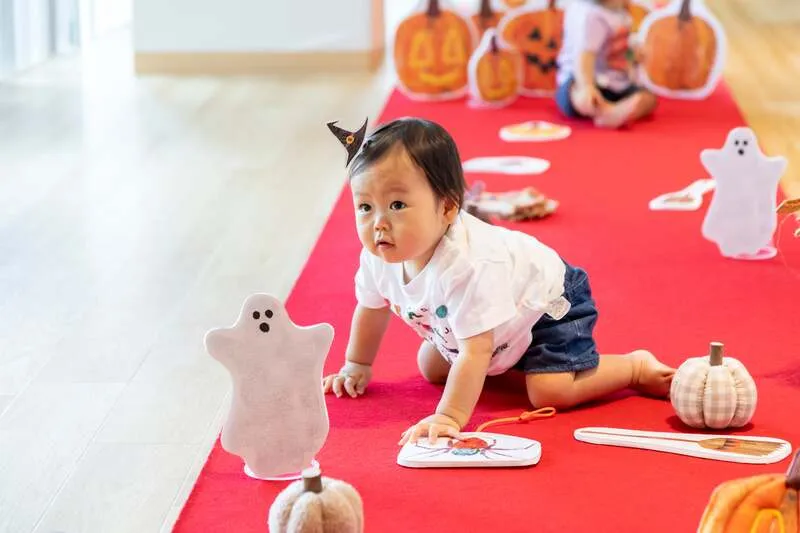はらぺこレース「おばけにきをつけて」の様子
