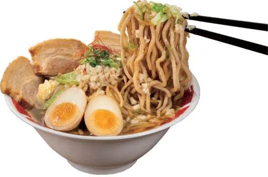 バーミヤン「厚切り焼豚の味噌バミ郎そば(マシ盛)」