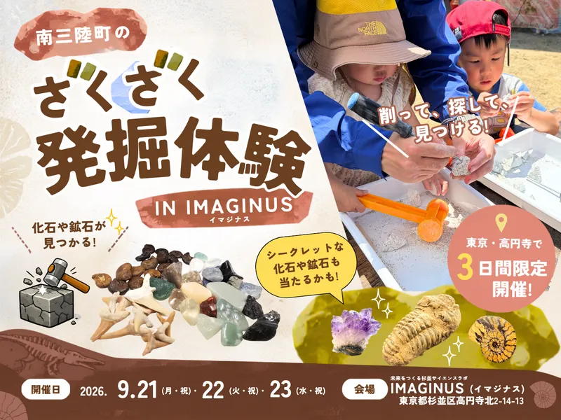 ざくざく発掘体験