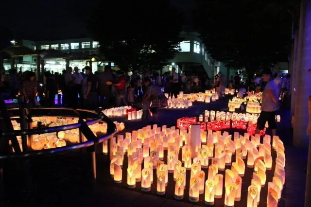うじいえ納涼彩2026(メインイベントの灯ろう展示)