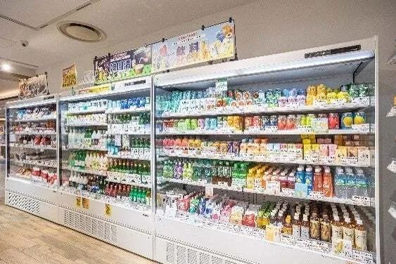 韓国食品がずらりと並ぶ店内