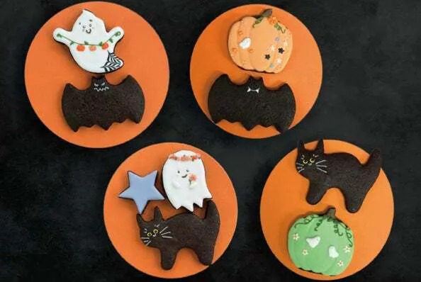 パティスリーのアイシングクッキー ハロウィン