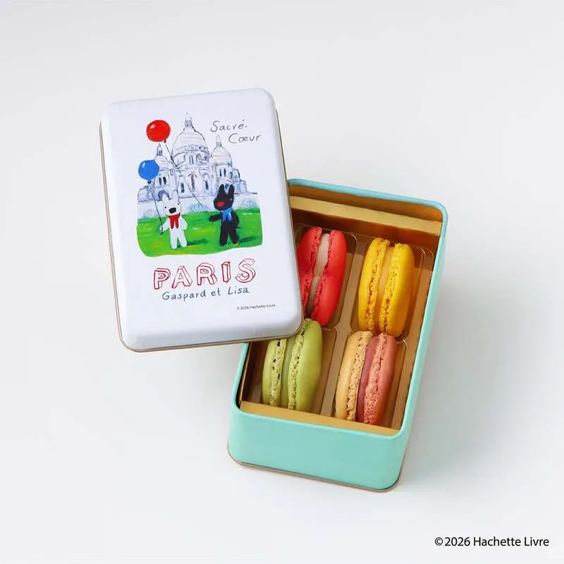 リサとガスパール マカロン 詰合わせのパッケージ