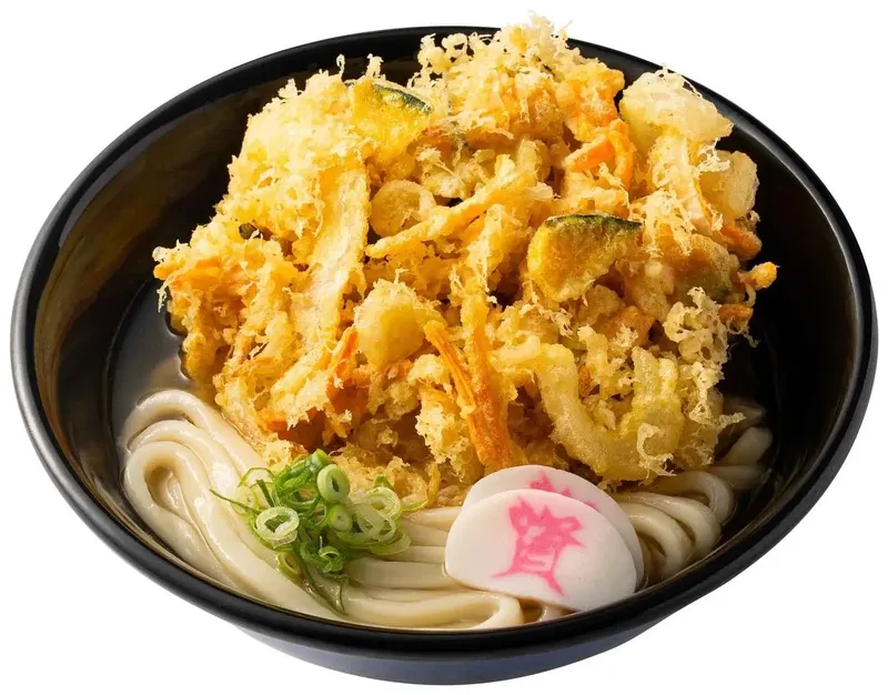 資さんうどんの新メニュー「ジャンボ野菜かき揚げ天うどん」