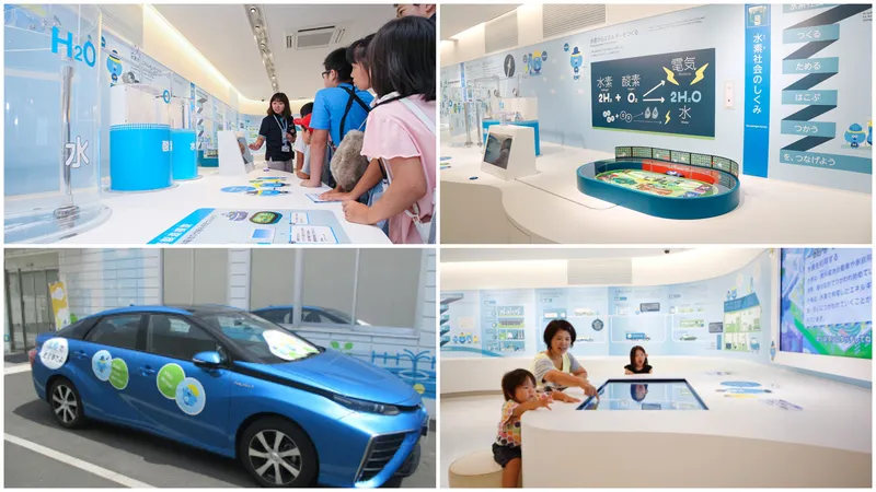 展示コーナーでは、体験しながら学ぶことのできる仕掛けがたくさん!
