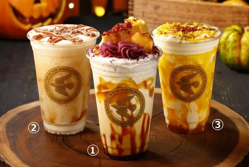 チーズガーデン「HALLOWEEN DRINKS」3種