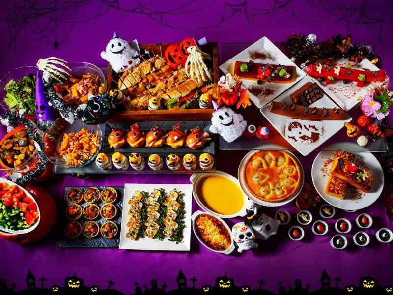魔女のキッチンがテーマの「ハロウィン・ランチ・ブッフェ」