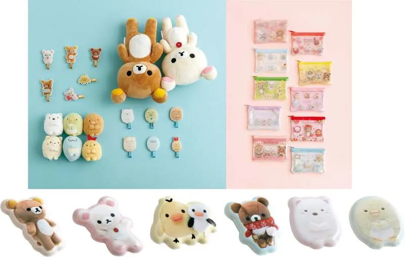 ぬいフォトシリーズ第2弾のアイテム一例