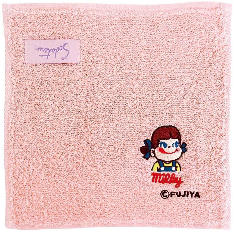 【近鉄本店先行販売】育てるタオル feel プチハンドタオル ペコちゃんデザイン(ロータス)1,760円