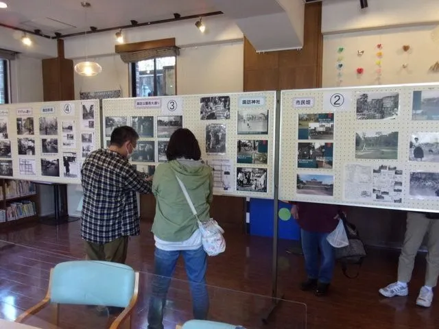 四日市むかしの写真展・大入道のペーパークラフトを作ろう!