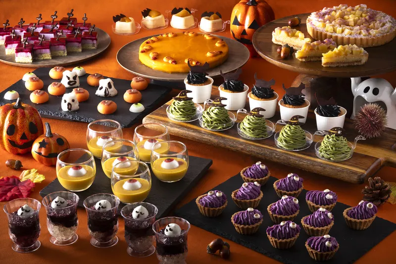 リーガロイヤルホテル京都「ハロウィンスイーツ・ランチ&ナイトビュッフェ」