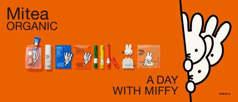 Mitea ORGANIC×miffy コラボアイテム