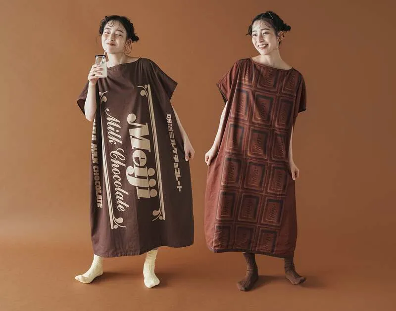 1966年〜2009年のデザインを再現した「ミルチになりきる着るバスタオル」