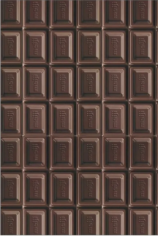 カバーを外すと現れるミルクチョコレートの表紙