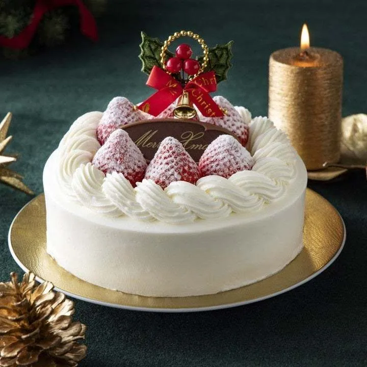 日本橋 千疋屋総本店「クリスマスストロベリーショートケーキ(丸)5号」