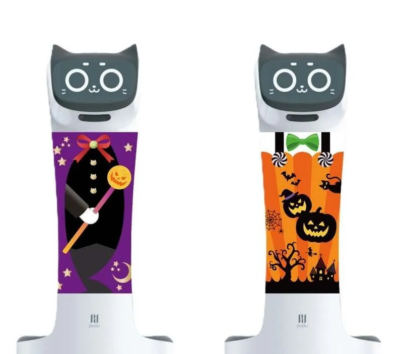 ハロウィン限定デザインのネコロボ