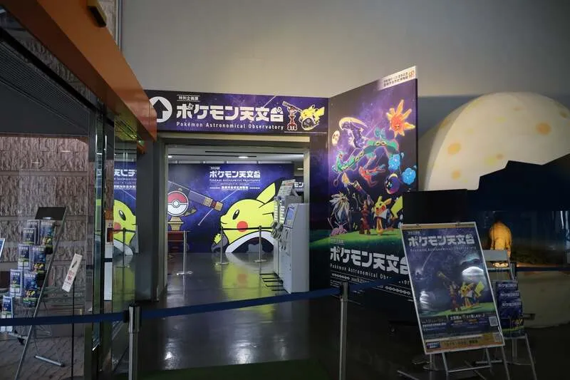 屋内にも大きな「ピカチュウ」