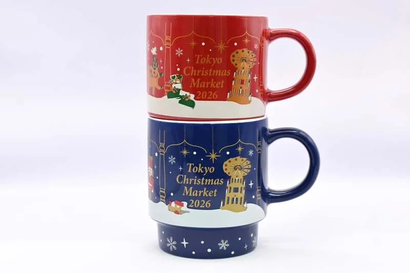 2つの会場を巡るとクリスマスピラミッドのデザインに!