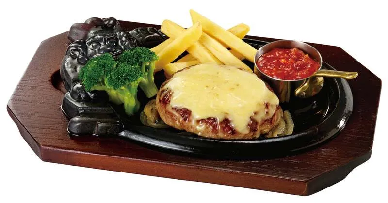 ブロンコビリー「トマチービリーハンバーグランチ 〜ガーリックとトマトの濃厚旨味ソース〜」