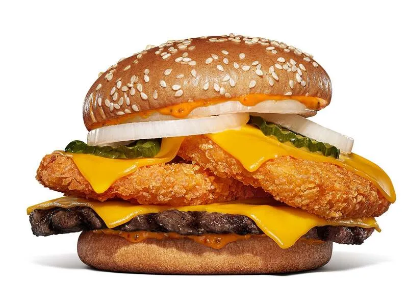 バーガーキング「ビーフ&ダブルハッシュ ビッグマウスギルティ」