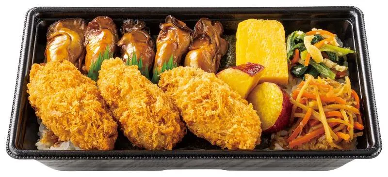 ほっともっと「牡蠣づくし弁当」