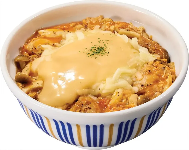 「とろ〜りチーズきのこ親子丼」