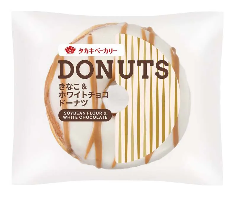 タカキベーカリー「きなこ&ホワイトチョコドーナツ」