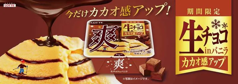 ロッテ「爽 生チョコinバニラ」