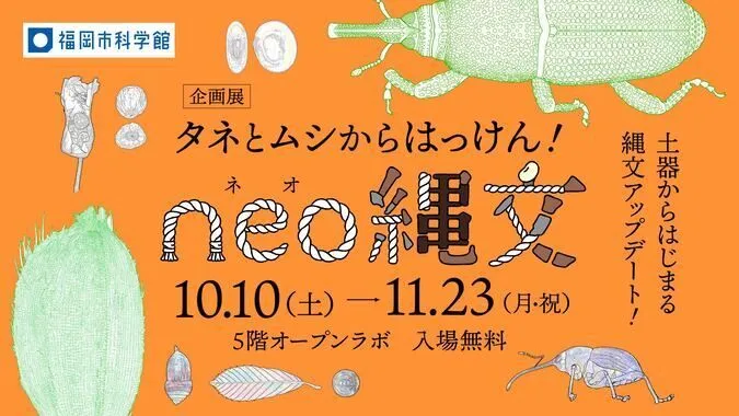 企画展「タネとムシからはっけん!neo縄文」