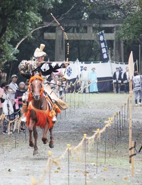 成富兵庫茂安公「時代まつり」・奉納流鏑馬(C)みやき町観光協会