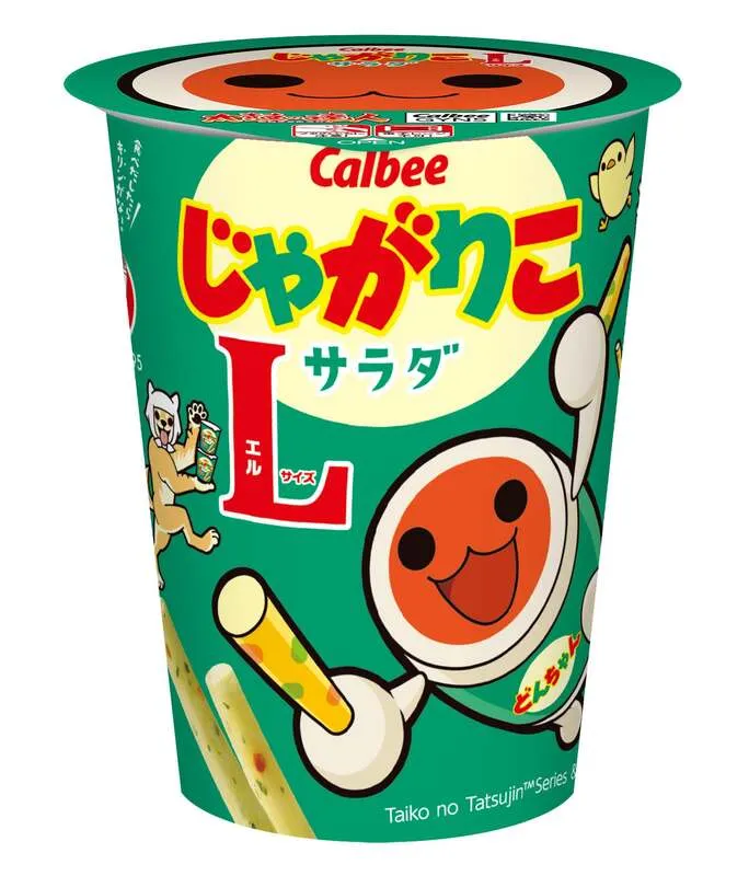 じゃがりこ×太鼓の達人 コラボパッケージ/オープン価格(想定価格 税込245円前後)