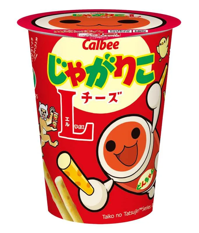じゃがりこ×太鼓の達人 コラボパッケージ/オープン価格(想定価格 税込245円前後)