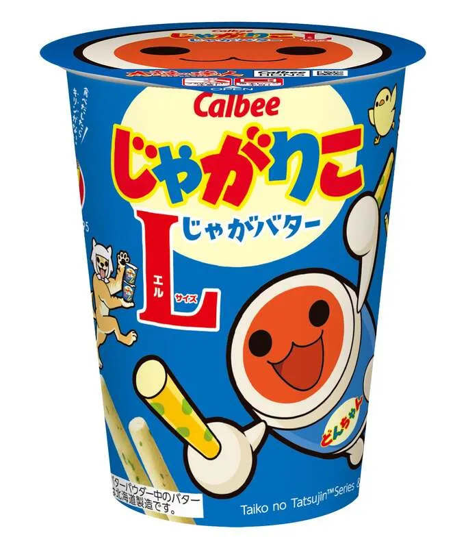 じゃがりこ×太鼓の達人 コラボパッケージ/オープン価格(想定価格 税込245円前後)