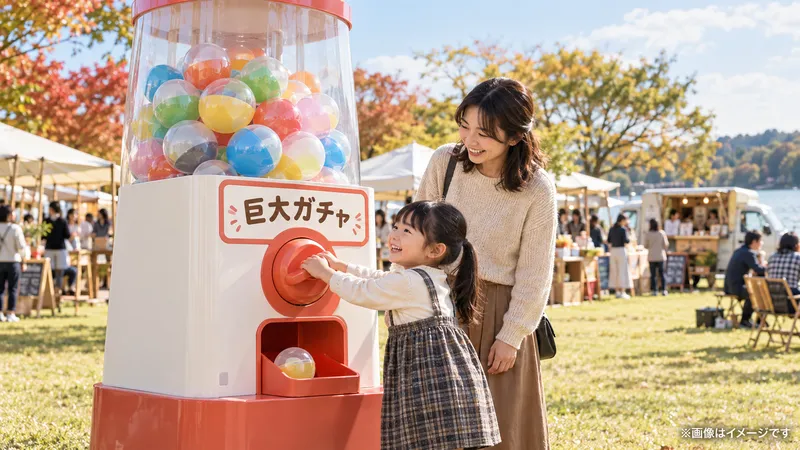 巨大ガチャのイメージ画像(イメージのため実物とは異なります)