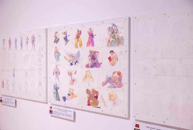 ラフスケッチ展示(東京会場)