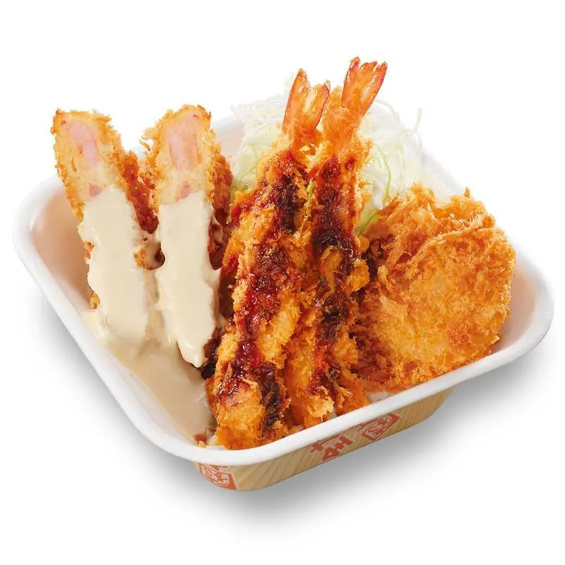 海老トリプル丼弁当 通常店舗:961円/券売機店舗:980円