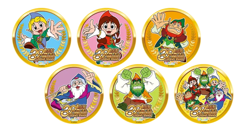 30周年特別デザインの景品シール