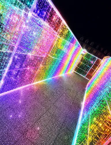 レインボー迷路(イメージ)