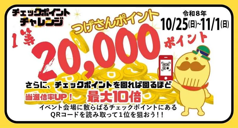 つげさんポイント 20,000ポイント