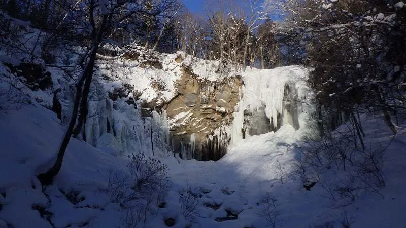 冬の風景(氷瀑)