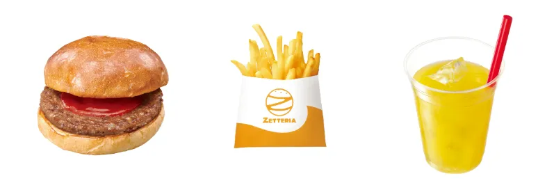 わくわくハンバーガーセット 価格:590 円