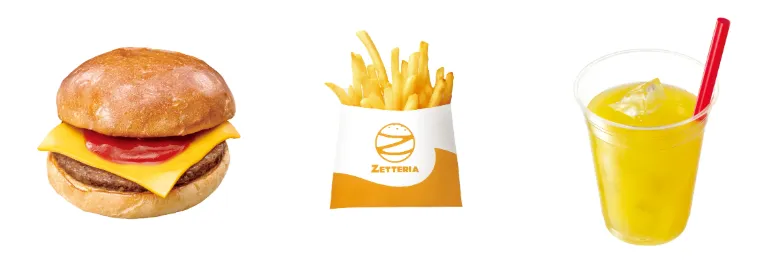 わくわくチーズバーガーセット 価格:630 円