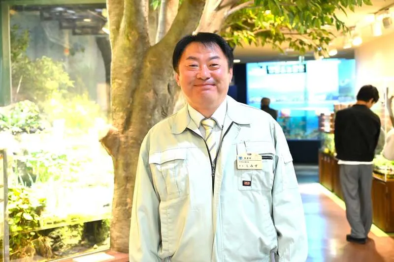 魚津水族館で館長を務める清水悟史さん