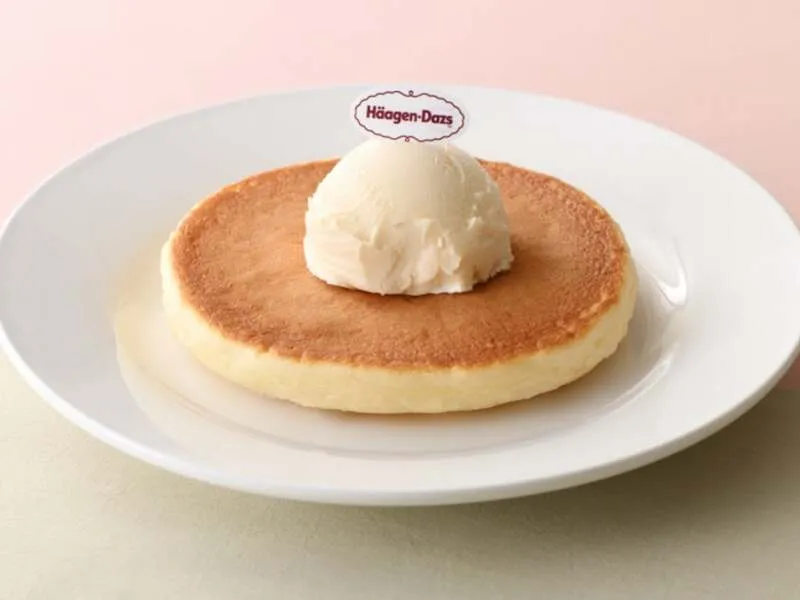 パンケーキ With ハーゲンダッツ バニラ