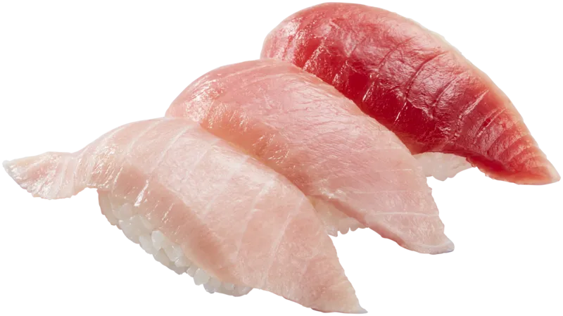 贅沢 ミナミマグロ 3種食べ比べ(594円)