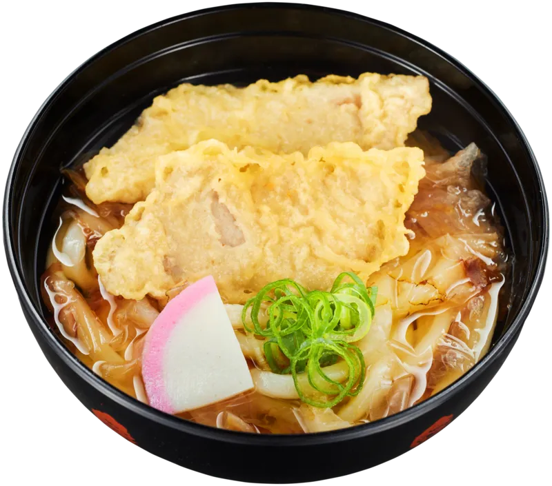 まぐろ節香る まぐろ天うどん(352円)