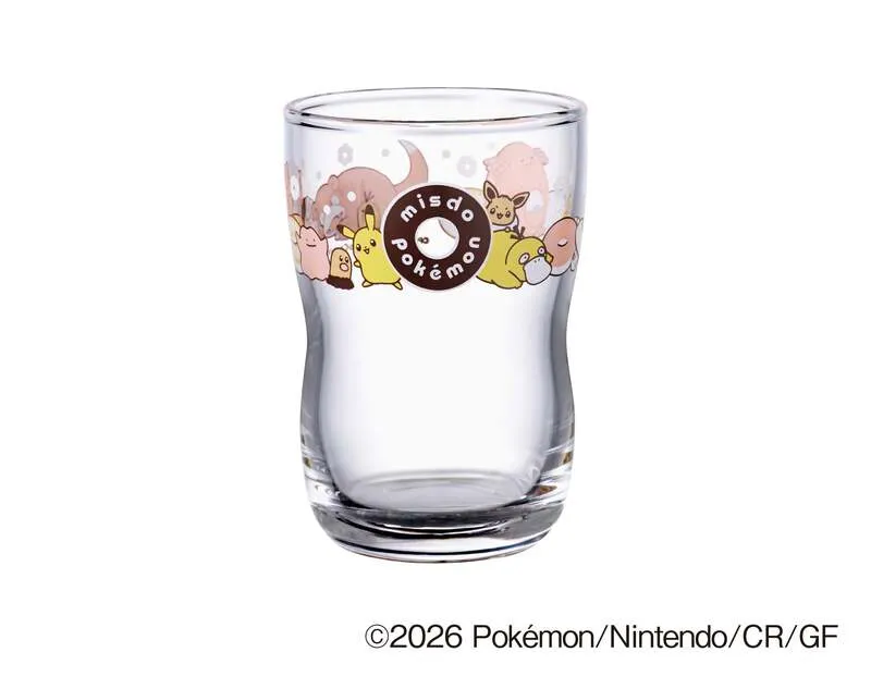グラスにはかわいいポケモンたちが360度いるよ♪