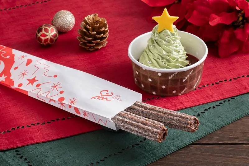 クリスマスツリーチュロス(1,300円)