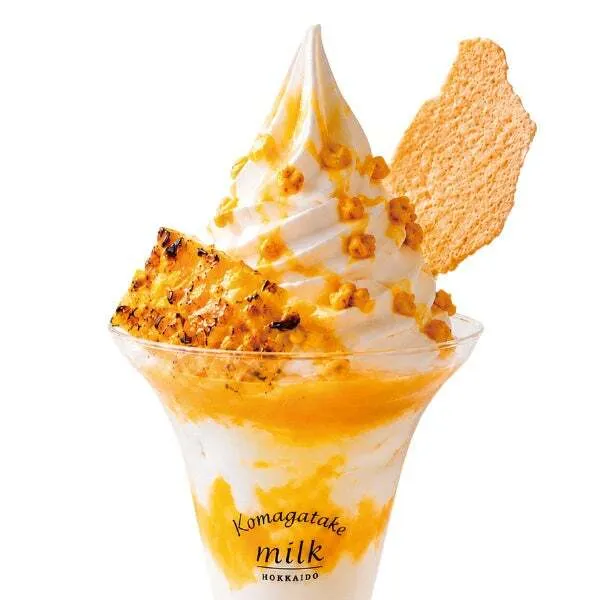 ピカタの森 駒ケ岳牛乳の北海道産とうきびのごほうびパフェ(1個)1,380円