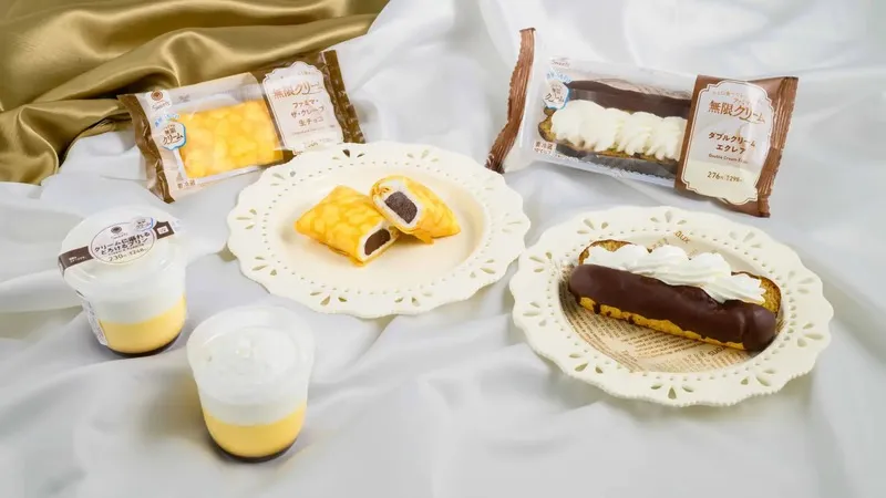 「ファミマの無限クリーム、誕生!」キャンペーン 商品ラインナップ